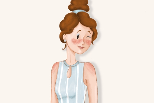 glückliches Gesicht